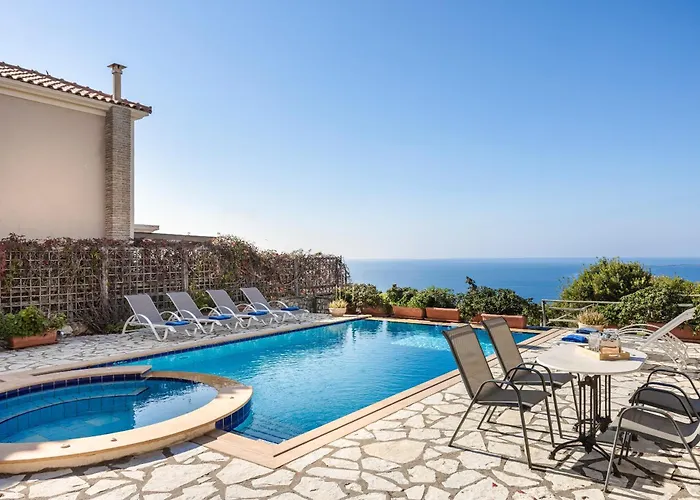 Lassi Seaview Villa Private Pool Villa Efrosini Short Walk To Resort Centre