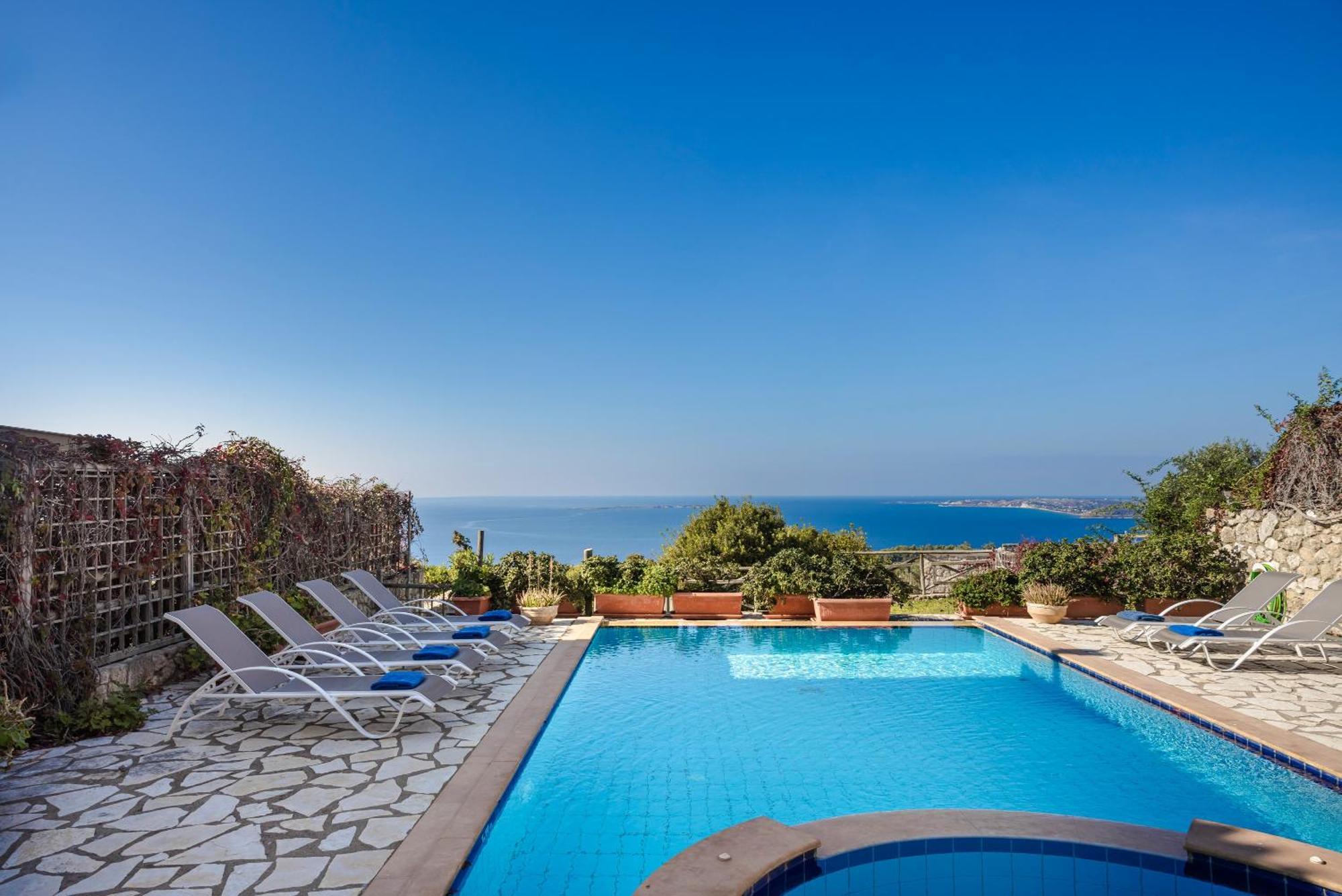 Lassi Seaview Private Pool Efrosini Short Walk To Centre