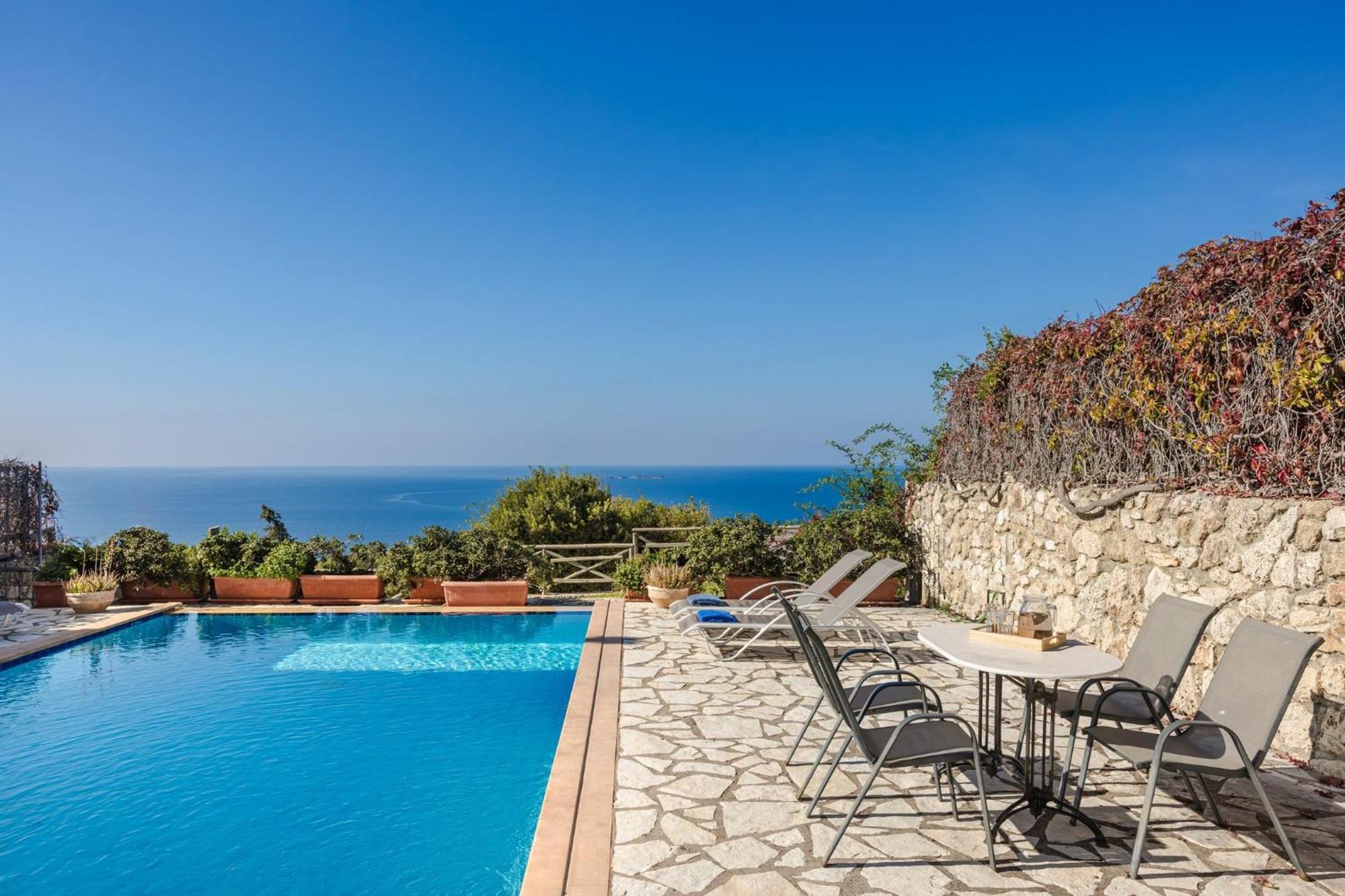 Lassi Seaview Private Pool Efrosini Short Walk To Centre